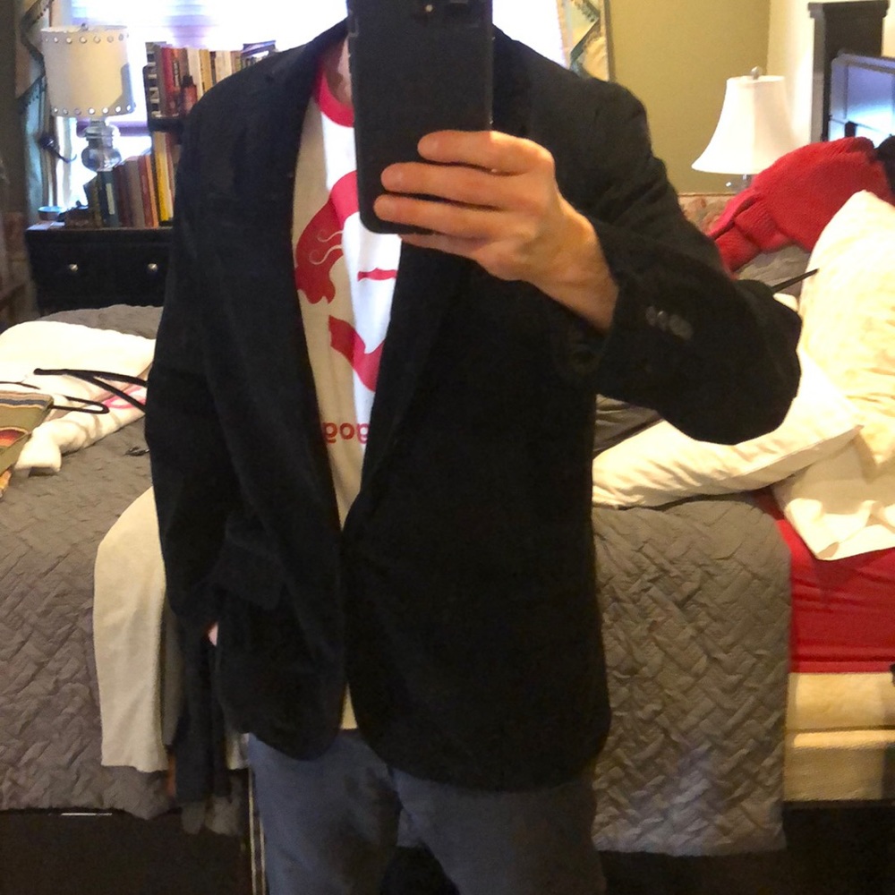 Black Corduroy Blazer